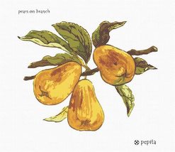 Pepita Needlepoint kit: Pears On Branch, 12&quot; x 9&quot; - £67.67 GBP+