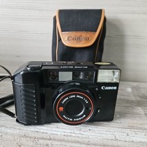Canon Sure Shot 38mm 1:2.8 Vintage Lens Auto Focus Film Camera Flash Tested - £50.25 GBP