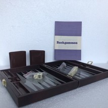 Vintage Cardinal Magnetic Backgammon Travel Set Complete 9x13.5 Inch Open - £11.86 GBP