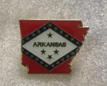 Arkansas State Map Lapel Pin - $9.98