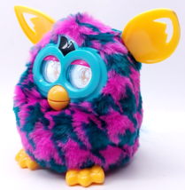 2012 Furby Purple Pink Yellow Blue Waves Electronic Interactive Doll *FRENCH* - £26.36 GBP