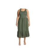 Terra &amp; Sky Women S Plus Size Cotton Tank Dress 4X (28W-30W) - $15.00