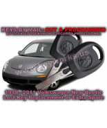 Volkswagen New Beetle lost key replacement. Get 2 new cut &amp; programmed k... - $147.00