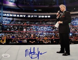 MICHAEL BUFFER Autographed SIGNED 8x10 PHOTO Announcer WWF WCW JSA CERTI... - £47.12 GBP