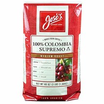 Jose&#39;s Whole Bean Coffee Columbia Supremo Value 2 Pack ( 3 Lbs Each) - $63.60
