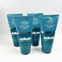 4 New Gillette Intimate Pubic Hair Shave Cream Cleanser 2in1 Formula 6 f... - $21.99