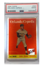1958 Topps #343 Orlando Cepeda GOOD 2 - £80.52 GBP