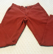 J. Crew Women&#39;s Pants Size 30 x 30 Rust Color Style #38648 100% Cotton - $27.22