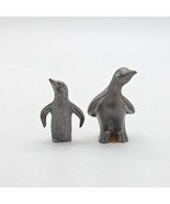 Lot of 2 Pewter Penguin Mini Figurines American Pewter Co - $40.59 CAD