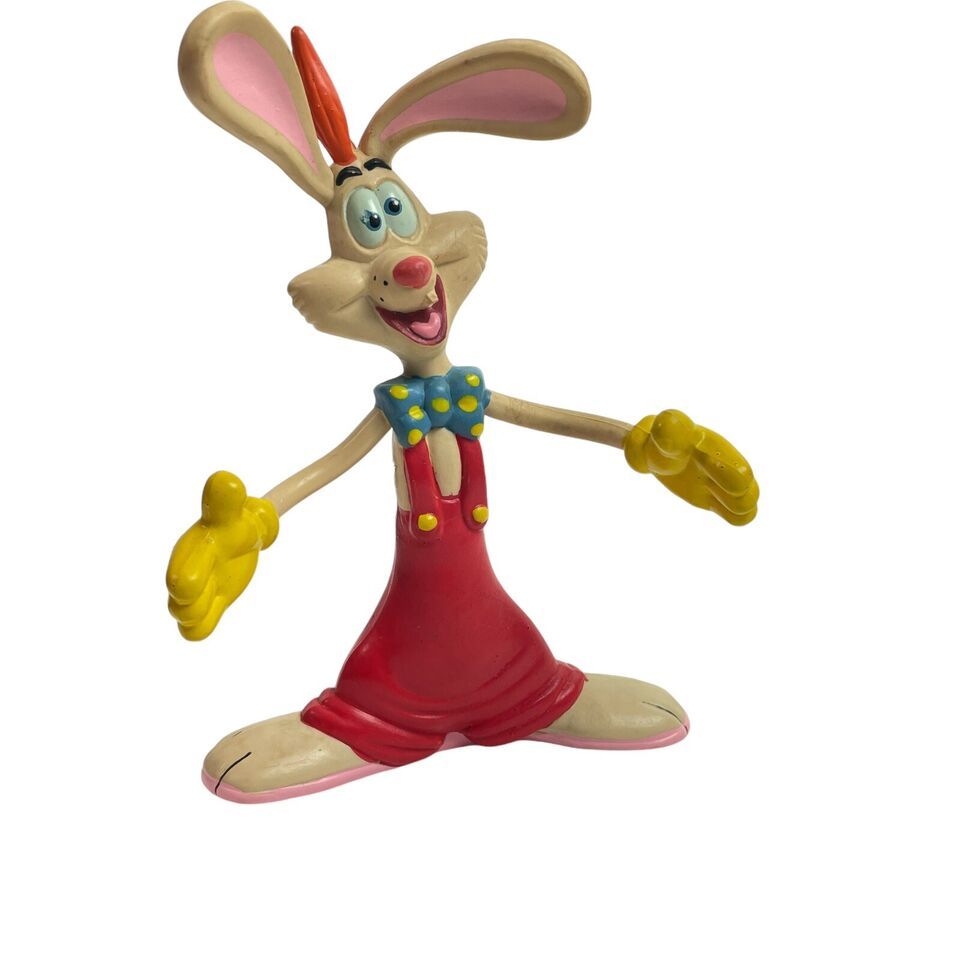 Vintage 1987 Disney Who Framed Roger Rabbit PVC Bendable Figure Cartoon ...
