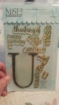 MSE Brand &#39;U&#39; Set Sentiments. thinking of, happy birthday to, miss, &amp; more. New - £3.90 GBP