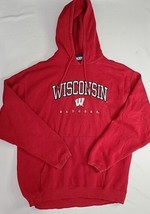 Vtg Varsity Athletic Sz XL University Of Wisconsin Badgers Hoodie Embroidered - £13.23 GBP