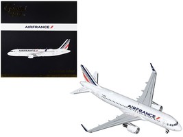Airbus A320 Commercial Aircraft &quot;Air France&quot; White with Tail Stripes &quot;Gemini 20 - £94.37 GBP