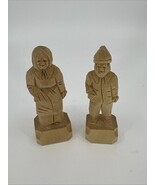 Vintage Folk Art Quebec Hand Carved Natural Wood Old Man And Woman 3” Tall - €12,98 EUR Vintage Folk Art Quebec Hand Carved Natural Wood Old Man And Woman 3” Tall - €12,98 EUR