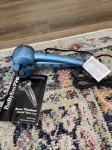 BaByliss PRO BABNTMC2 MiraCurl Steam Tech Nano Titanium - Blue Curling Iron Book - £34.37 GBP