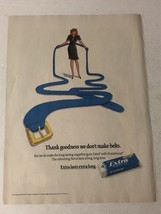 1991 Extra Chewing Gum Vintage Print Ad Advertisement   pa15 - $7.91