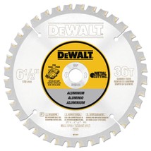 DEWALT Circular Saw Blade, 6 1/2 Inch, 36 Tooth, Aluminum Cutting (DW9152) - $44.99