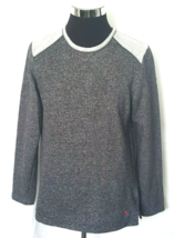 Tommy Bahama Mens Size Medium Sweatshirt Gray Fleece Casual Pullover Cotton Poly - £13.44 GBP