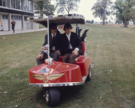 George Harrison And Ringo Starr And The Beatles Driving Golf Cart At Ind... - £55.30 GBP