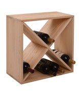 Burlywood 24-Bottle Stackable Wine Rack - $2,113.19 MXN