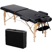 84&#39;&#39; 2 Section Portable Massage Table Professional Facial Bed Esthetician - £104.39 GBP