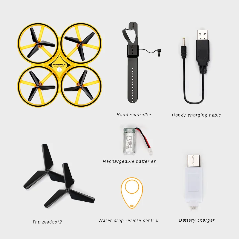 Upgrade mini drone RC drone Mini Quadcopter Induction Drone toy Smart Watch - £10.78 GBP+