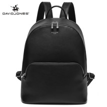 Vintage Backpacks for Women Black School Bags for Girls Soft Faux Leather Female - £77.34 GBP
