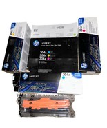 HP 304A Cyan Magenta Yellow LaserJet Toner Set CF340A For HP CP2025 &amp; CM... - £79.10 GBP