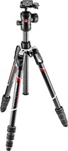 Manfrotto Befree Advanced 4-Section Carbon Fiber Travel Tripod With 494, Black - $345.99