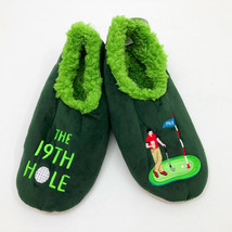 Snoozies Men&#39;s Slippers The 19th Hole Golf Extra Large 13 Green - £11.84 GBP