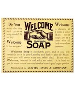 Curtis Davis Welcome Soap 1897 Advertisement Victorian Detergent Bath AD... - €17,20 EUR