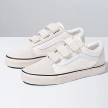 VANS Old Skool V Pro Sneaker (Women), Size 8.5, Beige/Marshmallow, Class... - $64.52