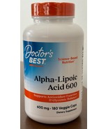 Doctors Best Alpha Lipoic Acid 600 mg  (180 Veggie Capsules) - $442.89 MXN