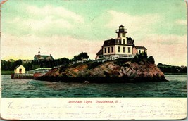 Ponham Lighthouse Providence Rhode Island RI 1906 UDB Postcard D7 - £5.54 GBP