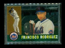 2009 Topps Heritage Chrome Baseball Card C60 Francisco Rodriguez Ny Mets Le - £6.62 GBP