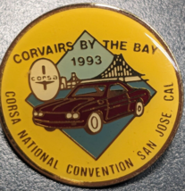 Corvairs By The Bay - Corsa National Convention 1993 CA  Enamel Lapel Ha... - £23.26 GBP