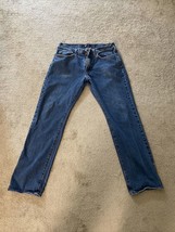 Gap Men’s Blue Jeans 36 X 34 Broken Zipper Worn - £7.04 GBP