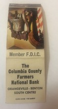 Vintage Matchbook Cover Matchcover Columbia County Farmers National Bank OR - £0.75 GBP