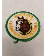 Budweiser Champion Clydesdale Beer Collectible Vintage Used Patch 3&quot; - $19.60