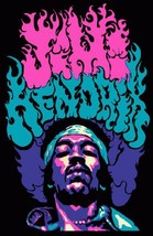 Jimi Hendrix Fire Poster Reproduction - £11.67 GBP