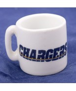 NFL Miniature Coffee Mug San Diego LA Chargers Fan Collectible Ornament ... - £4.50 GBP