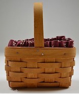 Longaberger Signed 1995 Horizon Of Hope Basket Combo Liner Protector Col... - $48.37