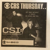 CSI Tv Guide Vintage Print Ad William Peterson Marg Helgenberger Tpa4 - $5.93