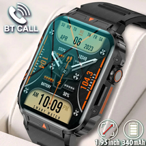  GPS Sports Smart Watch Men 1.95 inch Heart Rate Blood Oxygen Bluetooth ... - £43.93 GBP+