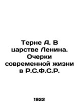 Terne A. In Lenin&#39;s Kingdom. Essays on Modern Life in R.C.F.C.R. In Russian (ask - £2,583.57 GBP
