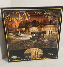 Terry Redlin Exclusive collection sealed new puzzle 1000 pieces Morning Warm Up - £14.76 GBP