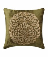 Green Throw Pillow Covers 16&quot;x16&quot; Velvet, Circle Of Peace - $830.89 MXN+