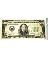 Serie Del 1934-A Banconota Federale Da $500 FR 2202-B Condizioni Fine+ - $34,650.37 MXN