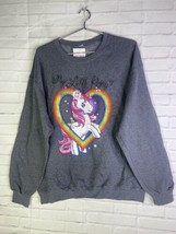 My Little Pony Classic Black Pullover Sweatshirt Top Womens Size M-L - £24.64 GBP