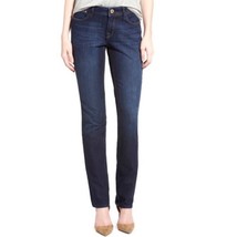 DL 1961 COCO Curvy Straight Jeans Size 32 dark wash mid rise stretch fit - £41.87 GBP